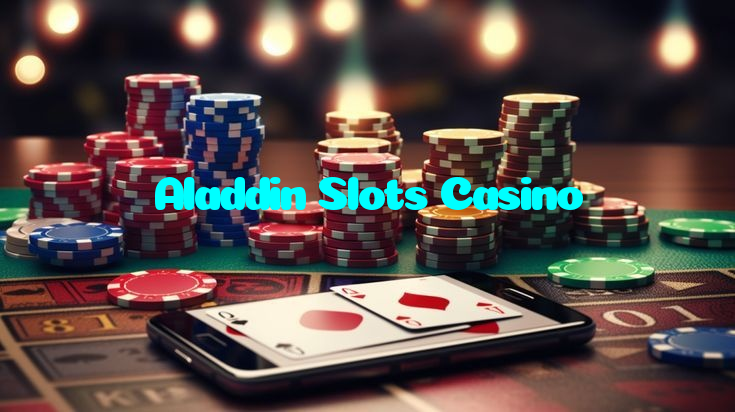 Aladdin Slots Casino casino presented on mobile device in Pakistan with slots and live games